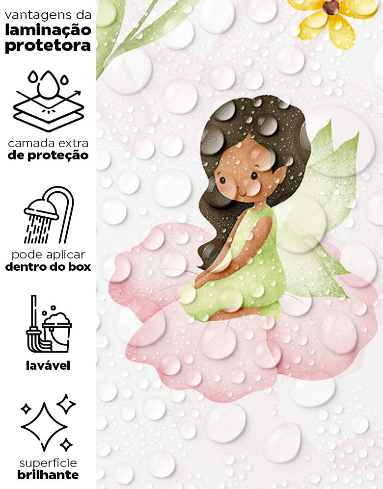 Papel de Parede Adesivo Fadinhas