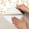 Papel de Parede Adesivo Pássaros e Flores Aquarela