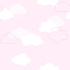 Papel de Parede Adesivo Nuvem Pontinhos Rosa