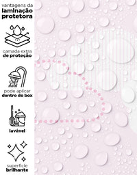 Papel de Parede Adesivo Nuvem Pontinhos Rosa