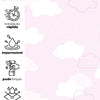 Papel de Parede Adesivo Nuvem Pontinhos Rosa