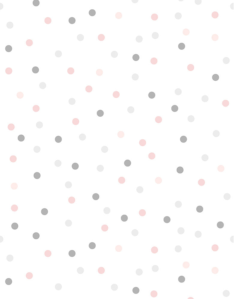 Papel de Parede Adesivo Confete Rosa