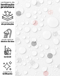 Papel de Parede Adesivo Confete Rosa