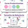 Papel de Parede Romântico Jardim Encantado Sem Película 2,50m x 50cm