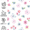 Papel de Parede Romântico Jardim Encantado Sem Película 2,50m x 50cm