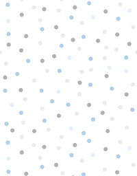 Papel de Parede Adesivo Confete Azul