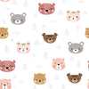 Papel de Parede Adesivo Ursinhos Kawaii
