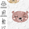 KIT DE 4 ROLOS - 2,50m x 50cm - Papel de Parede Adesivo Ursinhos Kawaii