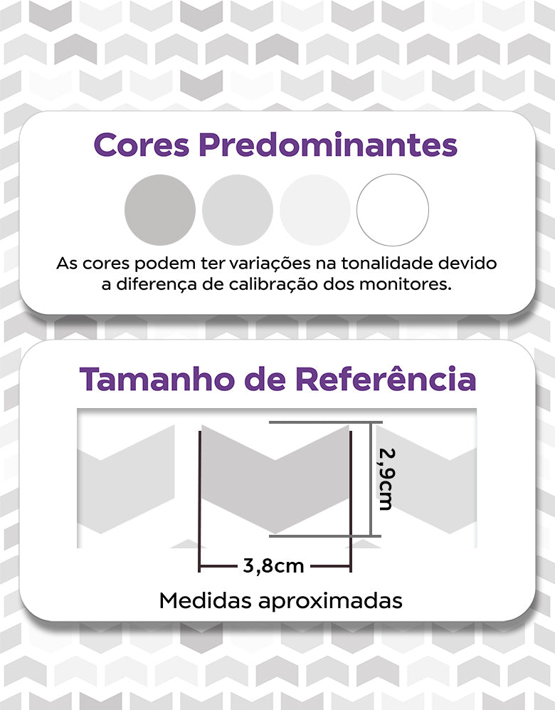 Papel de Parede Adesivo Zigzag Cinza