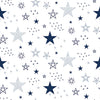 KIT DE 2 ROLOS - 3,00m x 50cm - Papel De Parede Adesivo Estrelas Encantada Azul