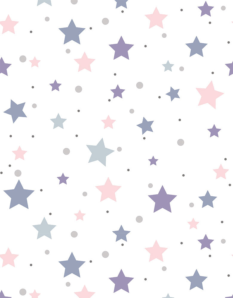 Papel de Parede Adesivo Estrelinhas
