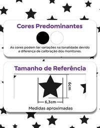 Papel de Parede Adesivo Estrelas