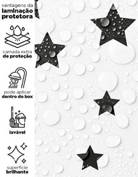 Papel de Parede Adesivo Estrelas