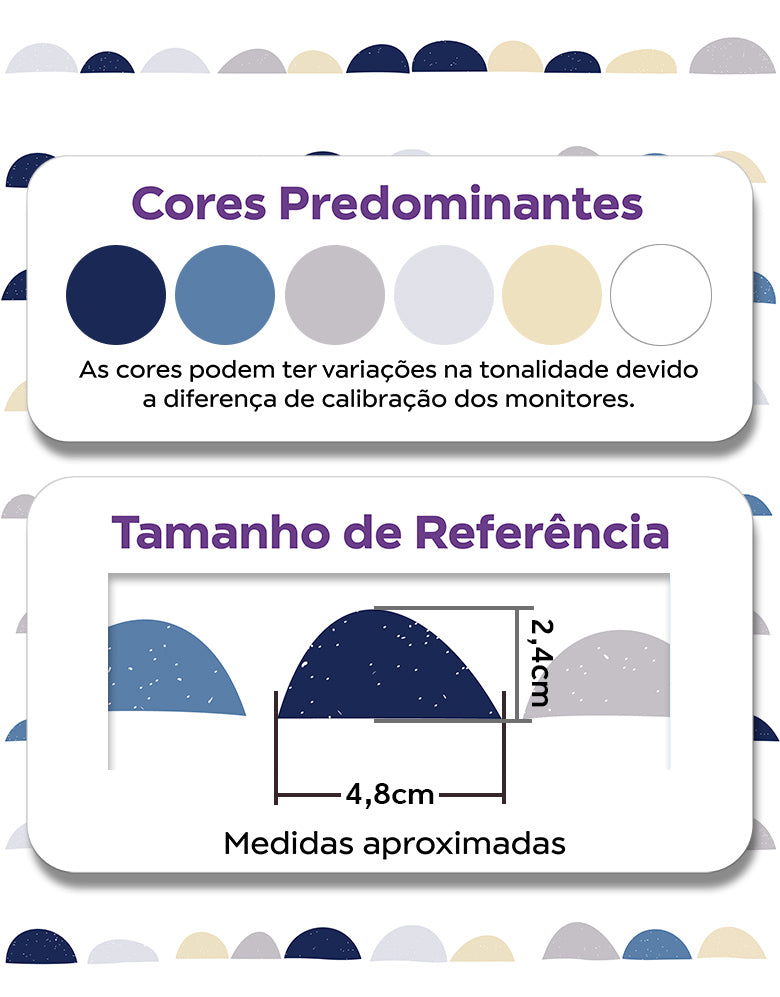 Papel de Parede Adesivo Escandinavo Azul
