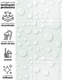 KIT DE 6 ROLOS - 3,00m x 50cm - Papel de Parede Adesivo Xadrez Limonada