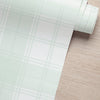 KIT DE 6 ROLOS - 3,00m x 50cm - Papel de Parede Adesivo Xadrez Limonada
