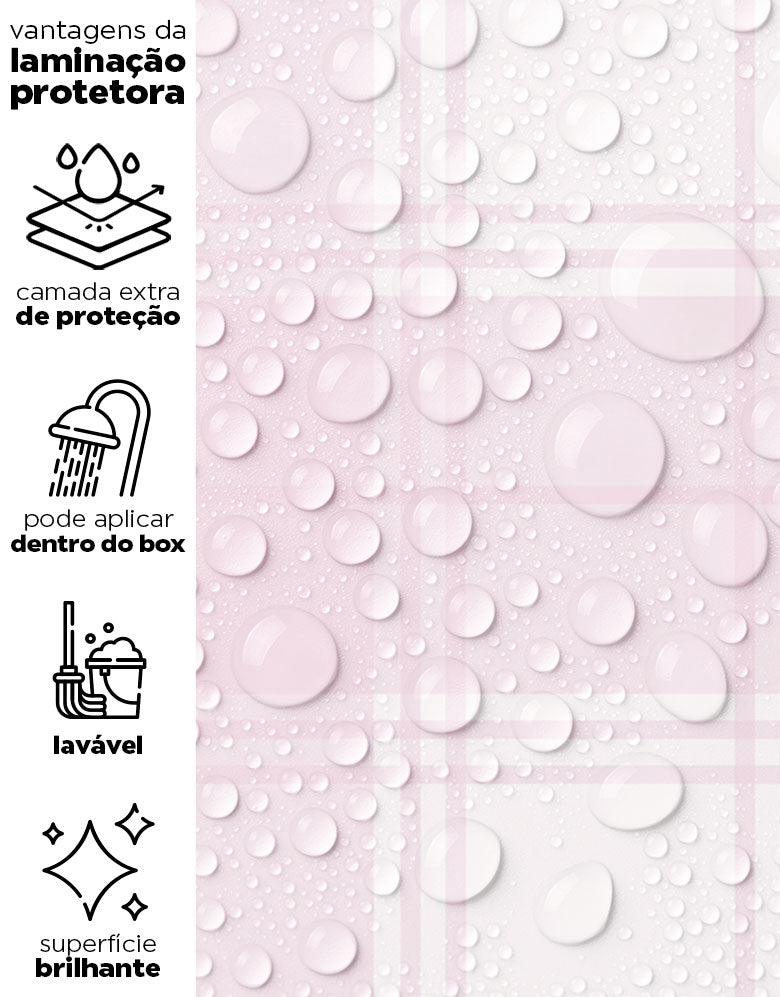 Papel de Parede Adesivo Xadrez Condessa