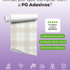 KIT DE 4 ROLOS - 3,00m x 50cm - Papel de Parede Adesivo Xadrez Feno