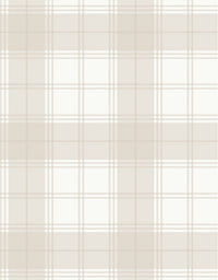 KIT DE 4 ROLOS - 3,00m x 50cm - Papel de Parede Adesivo Xadrez Feno