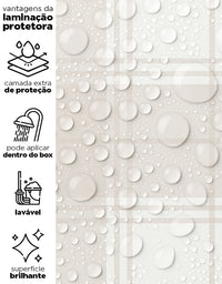 Papel de Parede Adesivo Xadrez Feno
