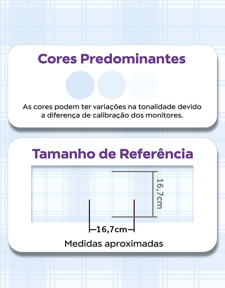 Papel de Parede Adesivo Xadrez Inverno