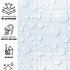 KIT DE 2 ROLOS - 3,00m x 50cm - Papel de Parede Adesivo Xadrez Inverno