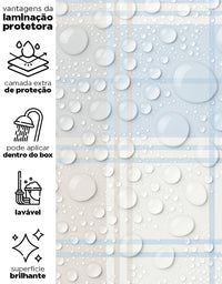 Papel de Parede Adesivo Xadrez Cafuné
