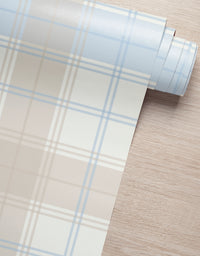 Papel de Parede Adesivo Xadrez Cafuné
