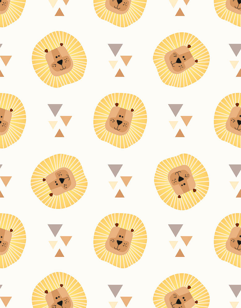 Papel de Parede Adesivo Leãozinho