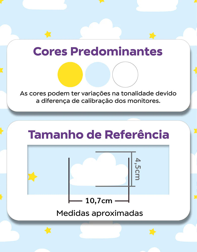 Papel de Parede Adesivo Sonhos nas Nuvens - Sem Película 2,50m x 50cm