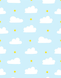 Papel de Parede Adesivo Sonhos nas Nuvens - Sem Película 2,50m x 50cm