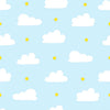 Papel de Parede Adesivo Sonhos nas Nuvens - Sem Película 2,50m x 50cm