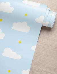 Papel de Parede Adesivo Sonhos nas Nuvens - Sem Película 2,50m x 50cm