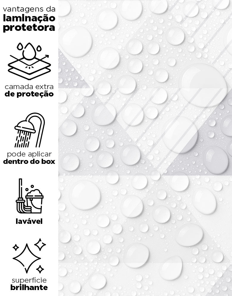 Papel de Parede Adesivo Triângulos Cinza