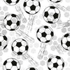 KIT DE 4 ROLOS - 3,00m x 50cm - Papel de Parede Adesivo Bolas de Futebol