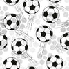 Papel de Parede Adesivo Bolas de Futebol