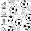 Papel de Parede Adesivo Bolas de Futebol