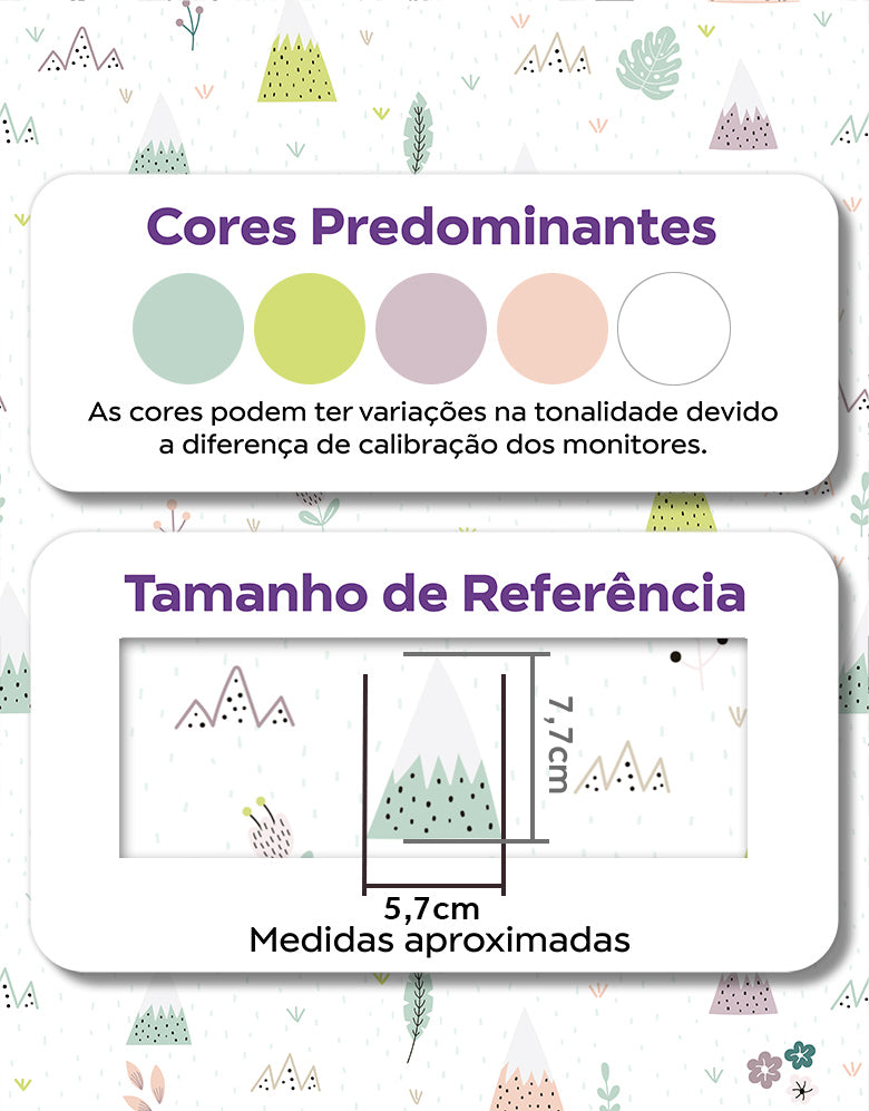 Papel de Parede Adesivo Montanhas