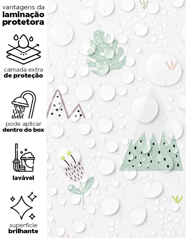 Papel de Parede Adesivo Montanhas