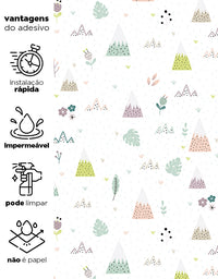 Papel de Parede Adesivo Montanhas