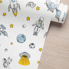 KIT DE 3 ROLOS - 3,00m x 50cm - Papel de Parede Adesivo Astronauta