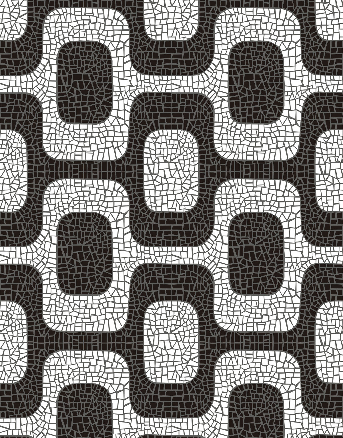Papel de Parede Adesivo Mosaico Geométrico