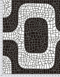 Papel de Parede Adesivo Mosaico Geométrico