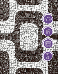 Papel de Parede Adesivo Mosaico Geométrico