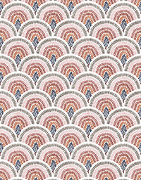 Papel de Parede Adesivo Boho Leque