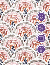 Papel de Parede Adesivo Boho Leque
