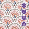 Papel de Parede Adesivo Boho Leque
