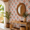 Papel de Parede Adesivo Boho Leque