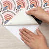 Papel de Parede Adesivo Boho Leque