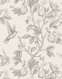 Papel de Parede Adesivo Botânico Vintage